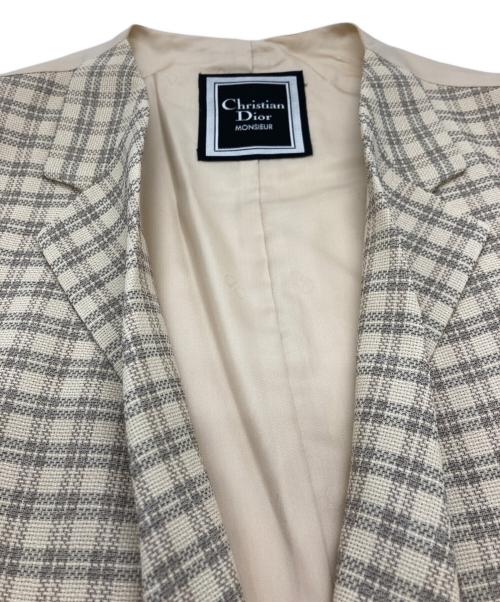 Christian Dior MONSIEUR（クリスチャンディオールムッシュ）Christian Dior MONSIEUR (クリスチャンディオールムッシュ) ジレ  ベージュ サイズ:LLの古着・服飾アイテム