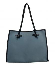 GIANNI CHIARINI（ジャンニ キアリーニ）の古着「MARCELLA トートバッグ」｜スカイブルーブラック