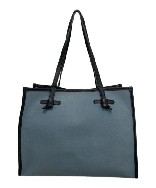 GIANNI CHIARINI（ジャンニ キアリーニ）GIANNI CHIARINI (ジャンニ キアリーニ) MARCELLA トートバッグ スカイブルーブラックの古着・服飾アイテム