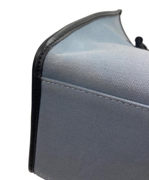GIANNI CHIARINI（ジャンニ キアリーニ）GIANNI CHIARINI (ジャンニ キアリーニ) MARCELLA トートバッグ スカイブルーブラックの古着・服飾アイテム