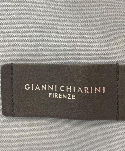 GIANNI CHIARINI（ジャンニ キアリーニ）GIANNI CHIARINI (ジャンニ キアリーニ) MARCELLA トートバッグ スカイブルーブラックの古着・服飾アイテム