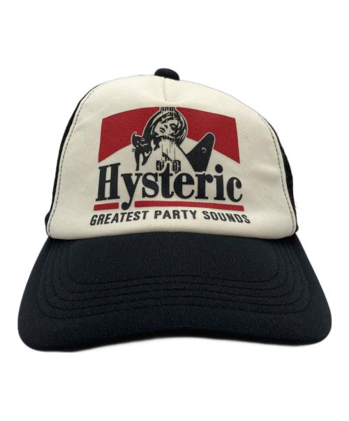 Hysteric Glamour（ヒステリックグラマー）Hysteric Glamour (ヒステリックグラマー) GUITAR GIRL メッシュキャップ ブラック サイズ:FREEの古着・服飾アイテム