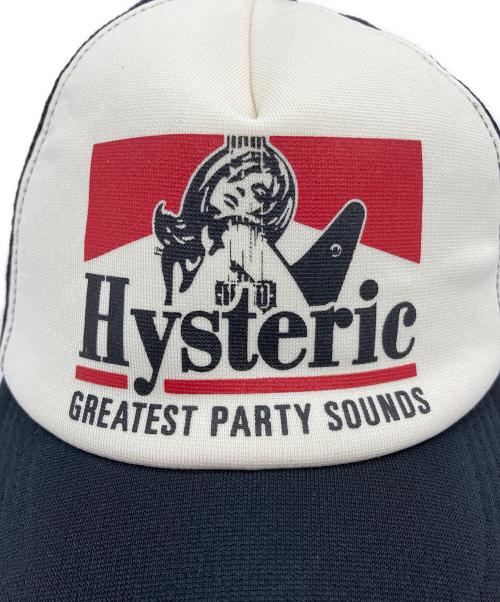 Hysteric Glamour（ヒステリックグラマー）Hysteric Glamour (ヒステリックグラマー) GUITAR GIRL メッシュキャップ ブラック サイズ:FREEの古着・服飾アイテム