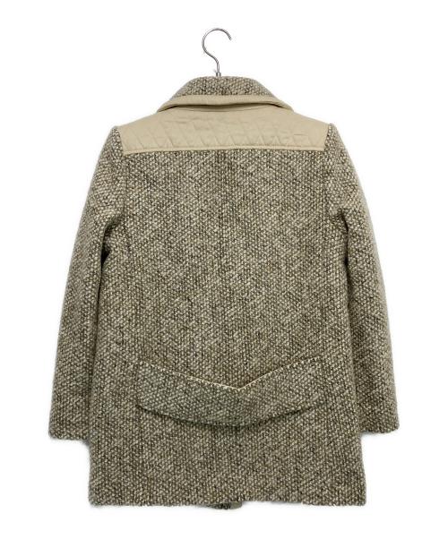 SEE BY CHLOE（シーバイクロエ）SEE BY CHLOE (シーバイクロエ) 中綿ツイードジップコート ベージュ サイズ:SIZE 34の古着・服飾アイテム