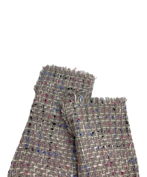 theory（セオリー）theory (セオリー) ツイードセットアップスカート グレー サイズ:00の古着・服飾アイテム