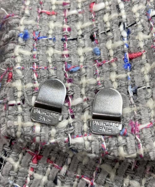 theory（セオリー）theory (セオリー) ツイードセットアップスカート グレー サイズ:00の古着・服飾アイテム