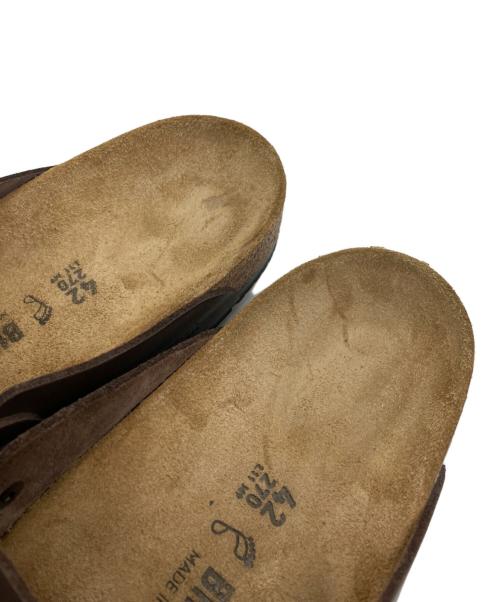 BIRKENSTOCK（ビルケンシュトック）BIRKENSTOCK (ビルケンシュトック) Boston PRO ブラウン サイズ:42の古着・服飾アイテム