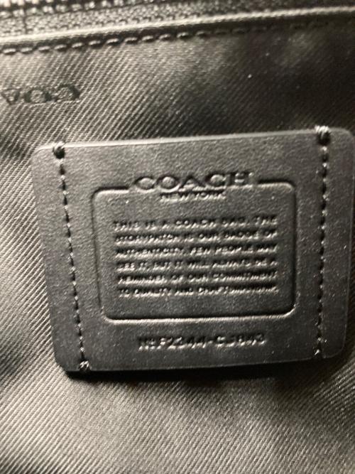 COACH（コーチ）COACH (コーチ) レザーメッセンジャーバッグ ブラックの古着・服飾アイテム