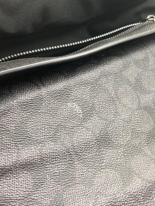 COACH（コーチ）COACH (コーチ) レザーメッセンジャーバッグ ブラックの古着・服飾アイテム