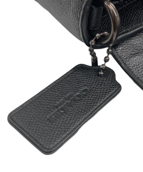 COACH（コーチ）COACH (コーチ) レザーメッセンジャーバッグ ブラックの古着・服飾アイテム