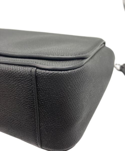 COACH（コーチ）COACH (コーチ) レザーメッセンジャーバッグ ブラックの古着・服飾アイテム