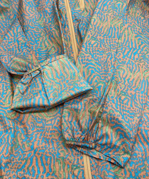 Patagonia（パタゴニア）Patagonia (パタゴニア) Houdini Jacket ブラウン×ブルー サイズ:Mの古着・服飾アイテム