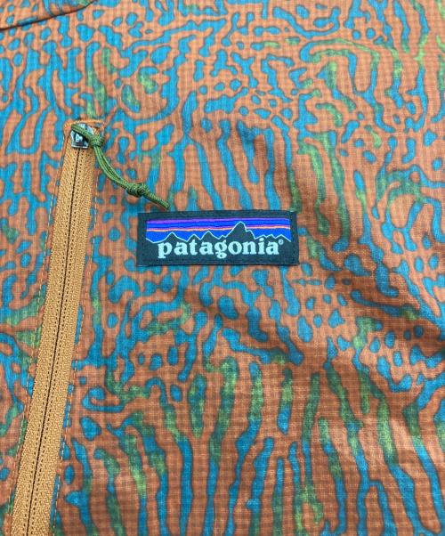 Patagonia（パタゴニア）Patagonia (パタゴニア) Houdini Jacket ブラウン×ブルー サイズ:Mの古着・服飾アイテム