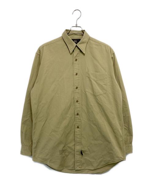 RRL（ダブルアールエル）RRL (ダブルアールエル) 90ｓ COTTON MILITARY SHIRT ベージュ サイズ:Ｍの古着・服飾アイテム