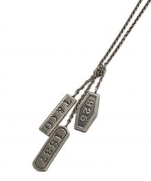 TIFFANY & Co.（ティファニー）の古着「1837 エレメント タグ 3連 ネックレス」