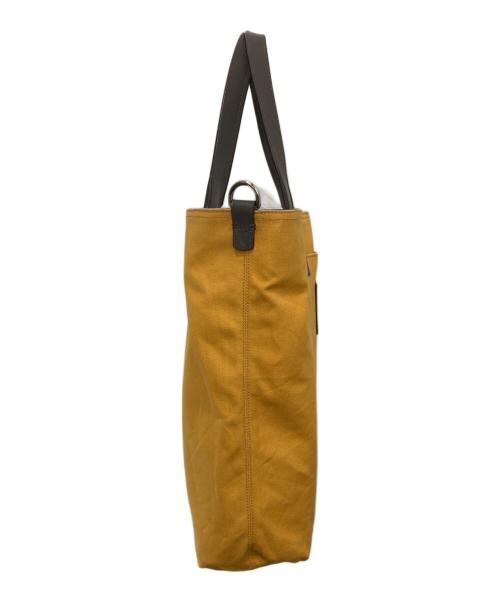 COACH（コーチ）COACH (コーチ) ヴァリケイテッド リバーシブルトートバッグ マスタード×グレーの古着・服飾アイテム
