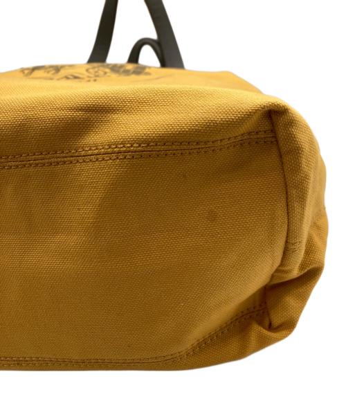 COACH（コーチ）COACH (コーチ) ヴァリケイテッド リバーシブルトートバッグ マスタード×グレーの古着・服飾アイテム