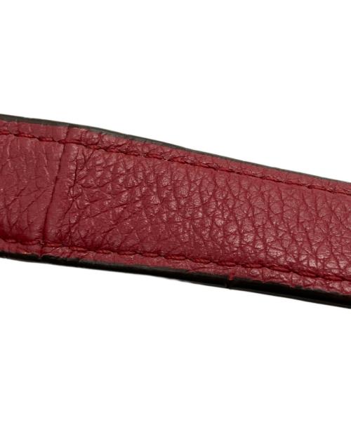 COACH（コーチ）COACH (コーチ) シグネチャー2WAYショルダーバッグ ベージュレッドの古着・服飾アイテム