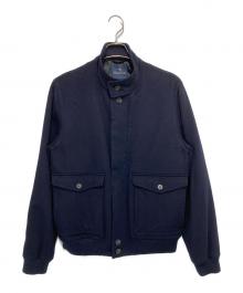 BROOKS BROTHERS（ブルックスブラザーズ）の古着「ウールブルゾン」｜ネイビー