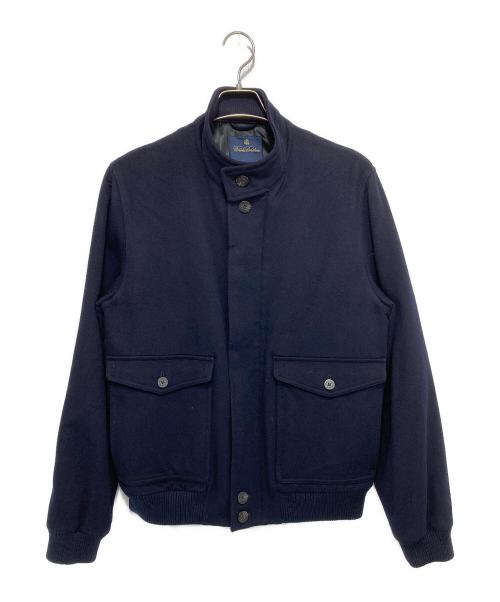 BROOKS BROTHERS（ブルックスブラザーズ）BROOKS BROTHERS (ブルックスブラザーズ) ウールブルゾン ネイビー サイズ:Mの古着・服飾アイテム