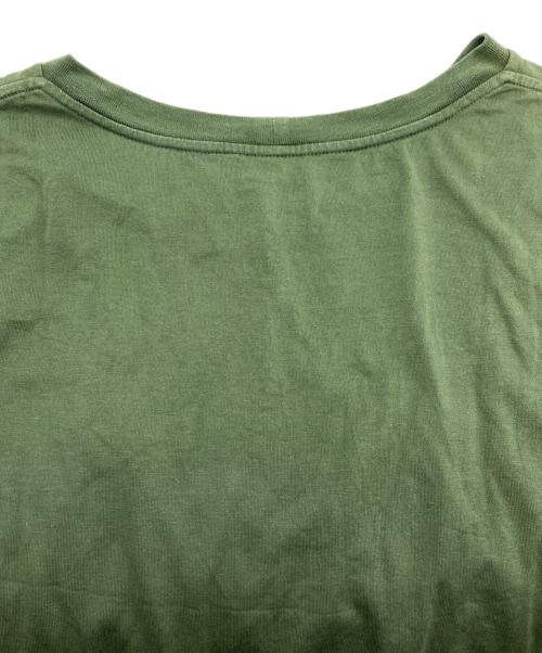 CELINE（セリーヌ）CELINE (セリーヌ) ロゴプリント ルーズTシャツ グリーン サイズ:Ｓの古着・服飾アイテム