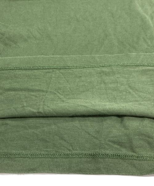 CELINE（セリーヌ）CELINE (セリーヌ) ロゴプリント ルーズTシャツ グリーン サイズ:Ｓの古着・服飾アイテム