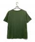 CELINE (セリーヌ) ロゴプリント ルーズTシャツ グリーン サイズ:Ｓ：15000円