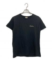 CELINE（セリーヌ）の古着「チェーンステッチロゴ Tシャツ」｜ブラック