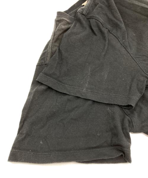 CELINE（セリーヌ）CELINE (セリーヌ) チェーンステッチロゴ Tシャツ ブラック サイズ:Mの古着・服飾アイテム