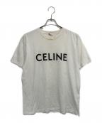 CELINEセリーヌ）の古着「ロゴプリントTシャツ」｜ホワイト