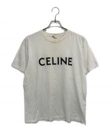 CELINE（セリーヌ）の古着「ロゴプリントTシャツ」｜ホワイト
