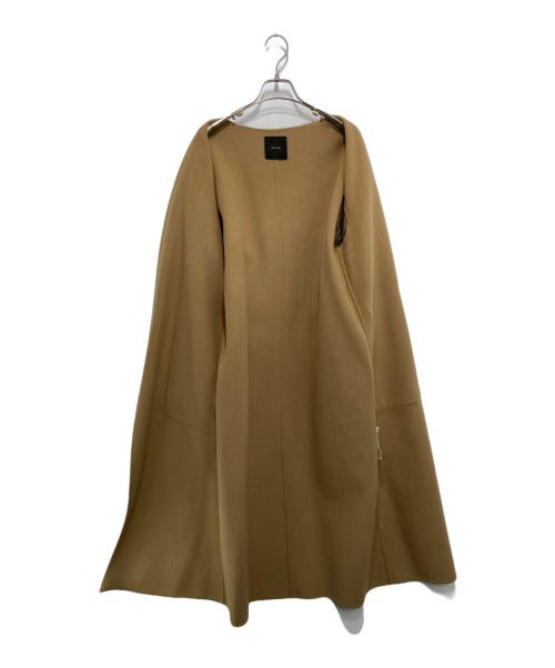 Spick and Span（スピック＆スパン）Spick and Span (スピック＆スパン) ボリュームスリーブノーカラーリバーコート ベージュ サイズ:36の古着・服飾アイテム
