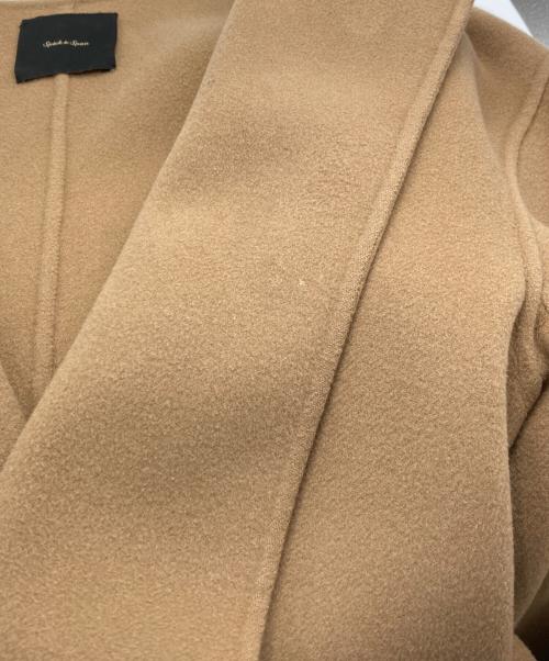 Spick and Span（スピック＆スパン）Spick and Span (スピック＆スパン) ボリュームスリーブノーカラーリバーコート ベージュ サイズ:36の古着・服飾アイテム
