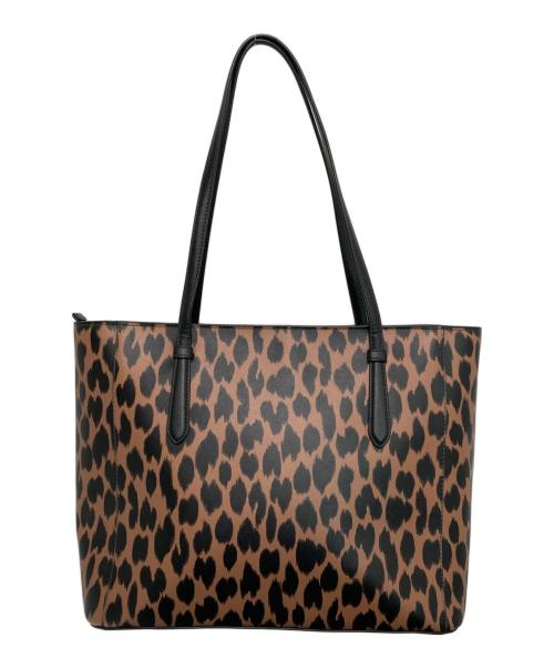 Kate Spade（ケイトスペード）Kate Spade (ケイトスペード) Schuyler ミディアム トート バッグ ブラウン×ブラックの古着・服飾アイテム