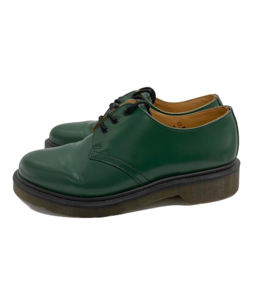 Dr.Martens（ドクターマーチン）Dr.Martens (ドクターマーチン) 3ホールシューズ グリーン サイズ:UK 5の古着・服飾アイテム