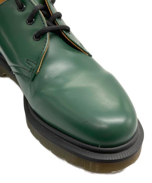 Dr.Martens（ドクターマーチン）Dr.Martens (ドクターマーチン) 3ホールシューズ グリーン サイズ:UK 5の古着・服飾アイテム