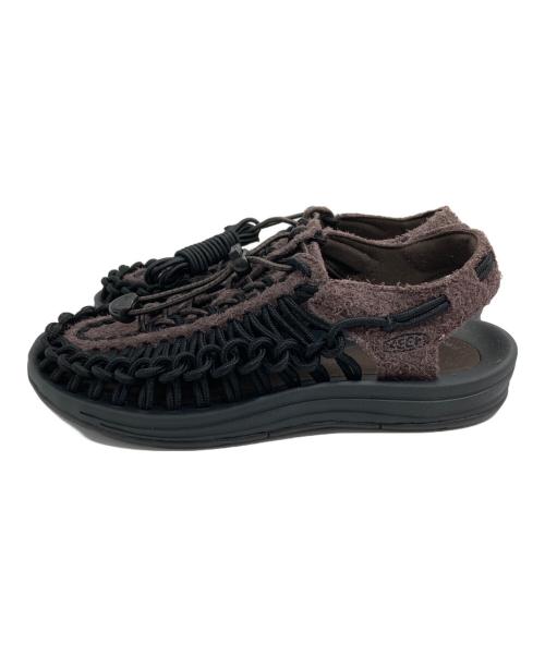 KEEN（キーン）KEEN (キーン) BEAUTY&YOUTH (ビューティーアンドユース) 別注 UNEEK サンダル ブラウン×ブラック サイズ:US 5の古着・服飾アイテム