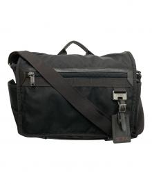 TUMI（トゥミ）の古着「2WAY メッセンジャーバッグ」｜ブラック×ブラウン