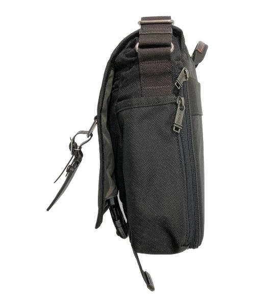 TUMI（トゥミ）TUMI (トゥミ) 2WAY メッセンジャーバッグ ブラック×ブラウンの古着・服飾アイテム