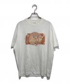 Chloeクロエ）の古着「ロゴプリントTシャツ」｜ホワイト