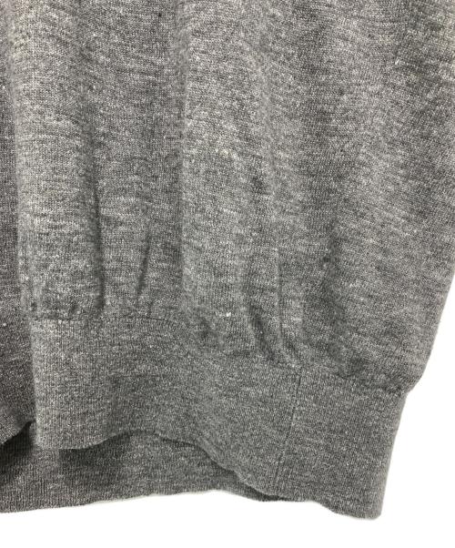 BRUNELLO CUCINELLI（ブルネロクチネリ）BRUNELLO CUCINELLI (ブルネロクチネリ) リネンコットン半袖ニット グレー サイズ:42の古着・服飾アイテム