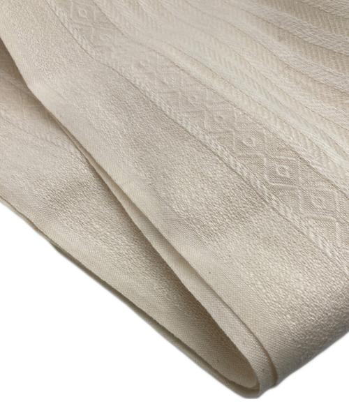 BRUNELLO CUCINELLI（ブルネロクチネリ）BRUNELLO CUCINELLI (ブルネロクチネリ) リネンシルクストール ホワイトの古着・服飾アイテム