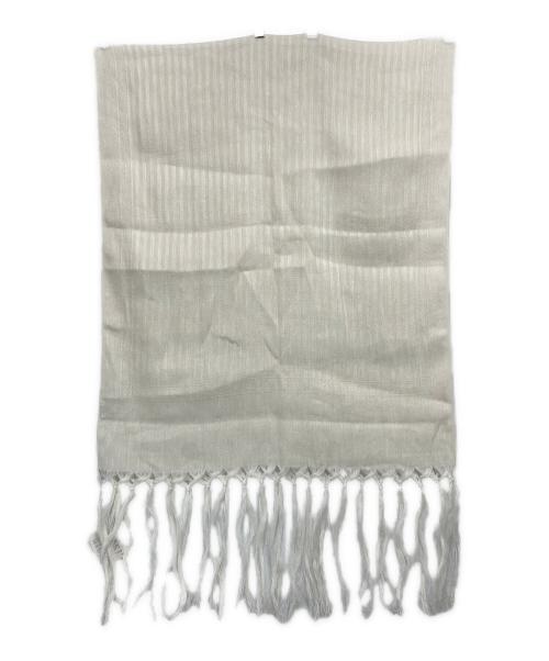 BRUNELLO CUCINELLI（ブルネロクチネリ）BRUNELLO CUCINELLI (ブルネロクチネリ) リネンシルクストール ホワイトの古着・服飾アイテム