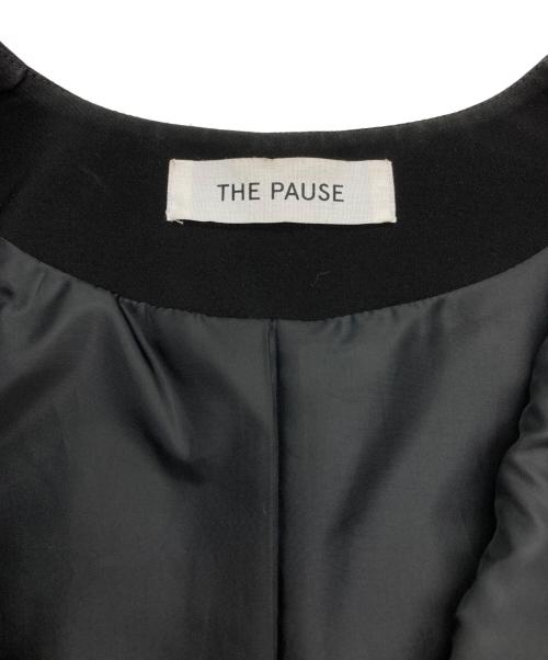 THE PAUSE（ザポーズ）THE PAUSE (ザポーズ) ペプラムベスト ブラック サイズ:Fの古着・服飾アイテム
