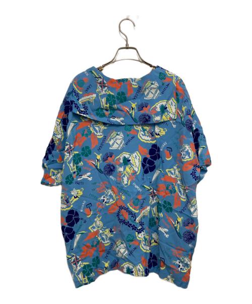 Sun Surf（サンサーフ）Sun Surf (サンサーフ) BEAMS BOY (ビームスボーイ) ハワイアン セーラー シャツ ブルー サイズ:-の古着・服飾アイテム