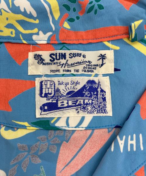 Sun Surf（サンサーフ）Sun Surf (サンサーフ) BEAMS BOY (ビームスボーイ) ハワイアン セーラー シャツ ブルー サイズ:-の古着・服飾アイテム
