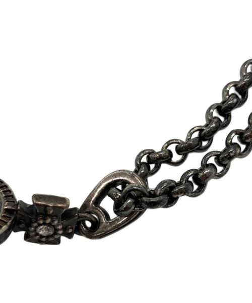 Vivienne Westwood（ヴィヴィアンウエストウッド）Vivienne Westwood (ヴィヴィアンウエストウッド) 花刻印 タイニー オーブクリスタルネックレスの古着・服飾アイテム