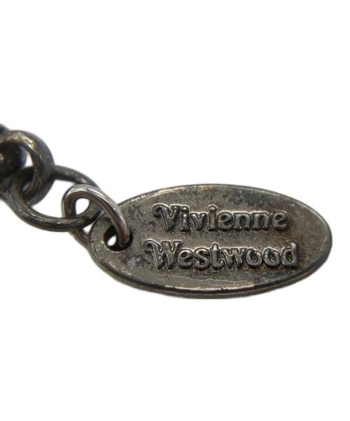 Vivienne Westwood（ヴィヴィアンウエストウッド）Vivienne Westwood (ヴィヴィアンウエストウッド) 花刻印 タイニー オーブクリスタルネックレスの古着・服飾アイテム