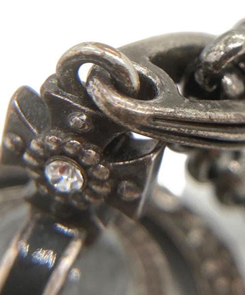 Vivienne Westwood（ヴィヴィアンウエストウッド）Vivienne Westwood (ヴィヴィアンウエストウッド) 花刻印 タイニー オーブクリスタルネックレスの古着・服飾アイテム