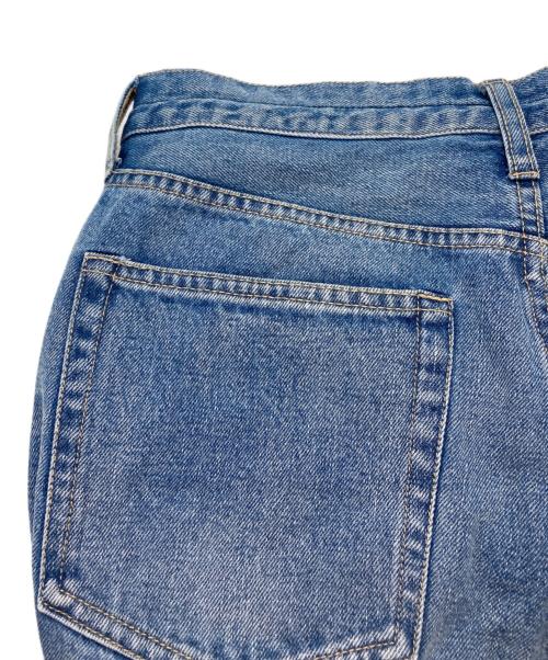 LE CIEL DE HARRISS（ル シェル ド ハリス）LE CIEL DE HARRISS (ル シェル ド ハリス) Drawstring Sax Blue Denim 5-pocket Pants インディゴ サイズ:SIZE 38の古着・服飾アイテム